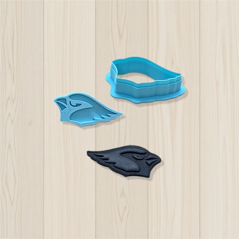 Arizona Cardinal Cookie Cutter & Stamp for Cookies, Fondant, Polymer Clay & More