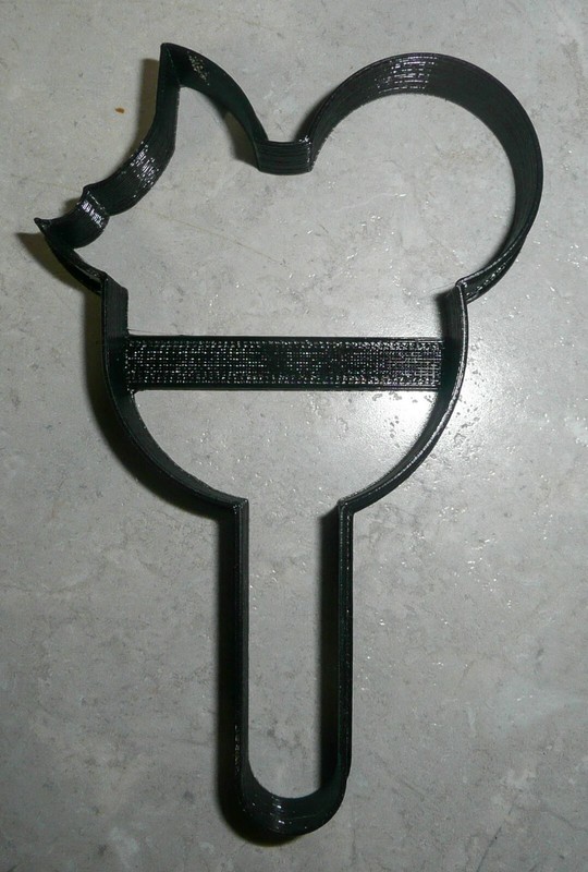 MICKEY MOUSE HEAD ICE CREAM BAR WITH BITE OUTLINE SNACK COOKIE CUTTER PR3307 gallery
