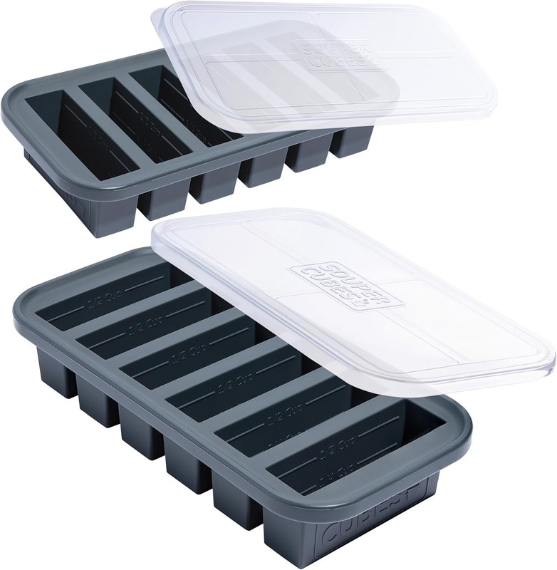 1/2 Cup Silicone Freezer Mold, Perfect for Storing Soups, Sauces, gallery