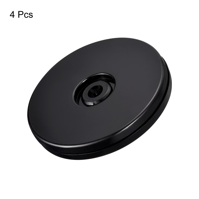 3 Inch Rotary Swivel Bracket with Steel Ball Bearings, Black 4pcs gallery
