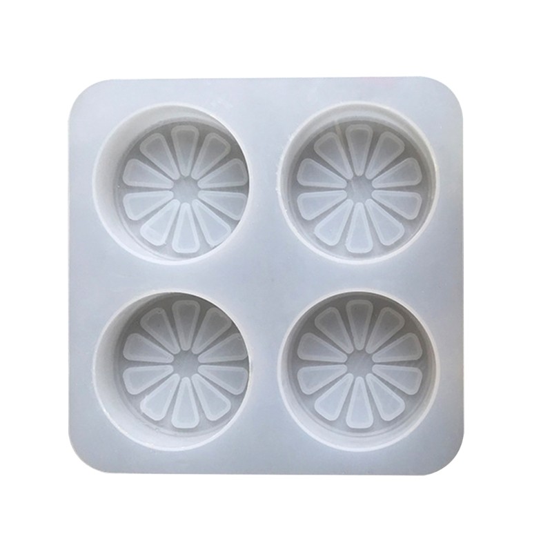 Lemon Slices Silicone Mold Chocolate Candy Mold for Diy Dessert Crystal Mold