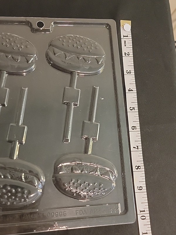 Hamburger Cheeseburger Fair Festival Picnic Birthday Chocolate Lollipop Mold gallery