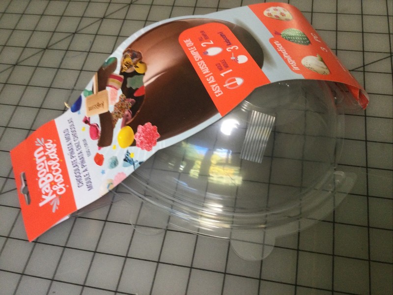 Chocolate Lg Egg Fillable Smashable Mold Reusable KaBoom Chocolaka Easter Mold gallery