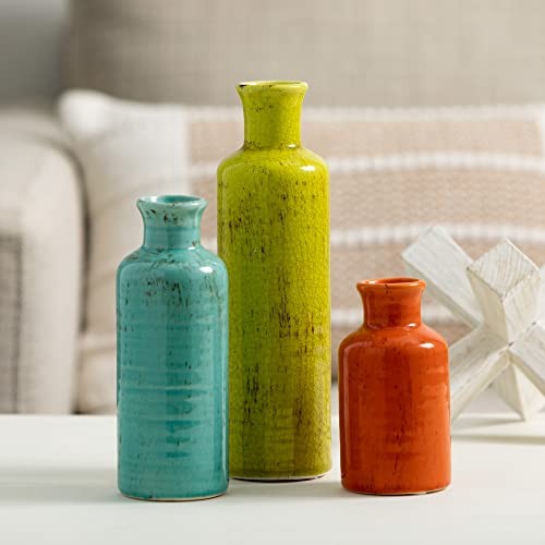 Vase Set, Farmhouse Decor, Vases for Your Kitchen, Bedroom, Office, Multicolor gallery