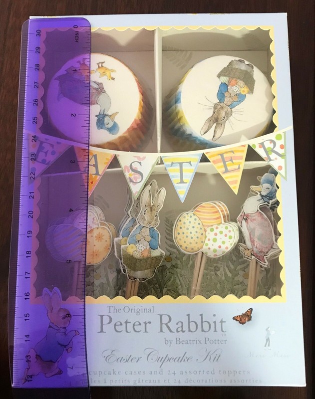 New Peter Rabbit Easter Cupcake Kit - 24 Cupcake Cases and 24 Toppers gallery