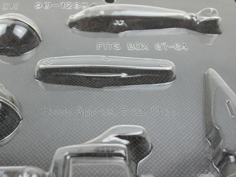 Candy Mold Assorted Fishing Shapes Clear Plastic CK Products 90-12884 gallery