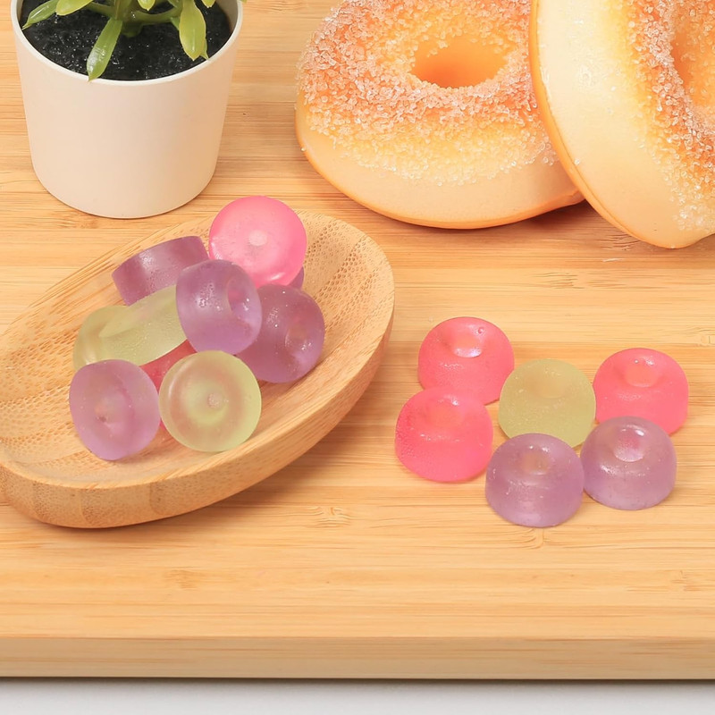 Mini Donut Silicone Mold, 48 Cavities Donut Molds for Chocolate Candy Gummy, …