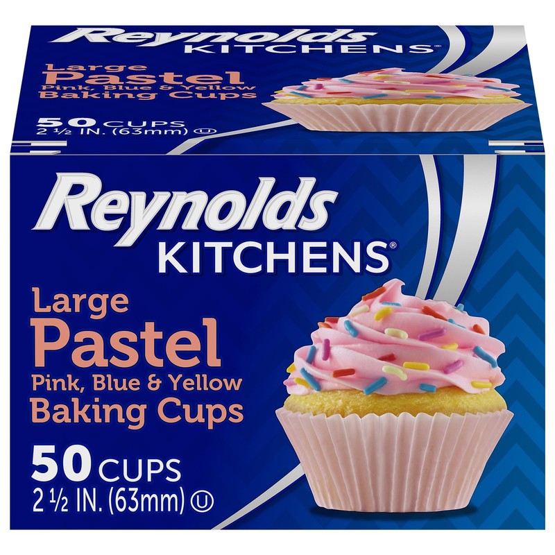 Reynolds Kitchens Baking Cups, Pastel, 50 Count