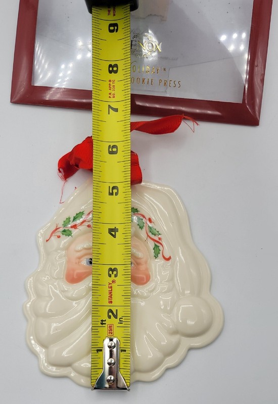 Lenox Holiday Cookie Press Santa Pre-owned Vintage gallery