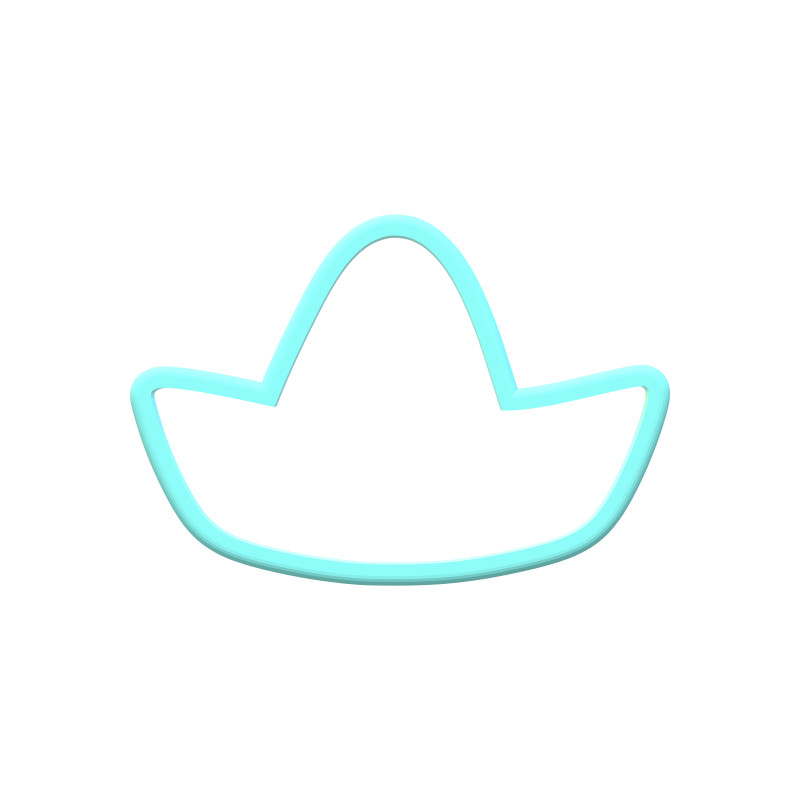 Cinco De Mayo Mexican Festa Cookie Cutters | Options: Sombrero, Taco, or Chips gallery
