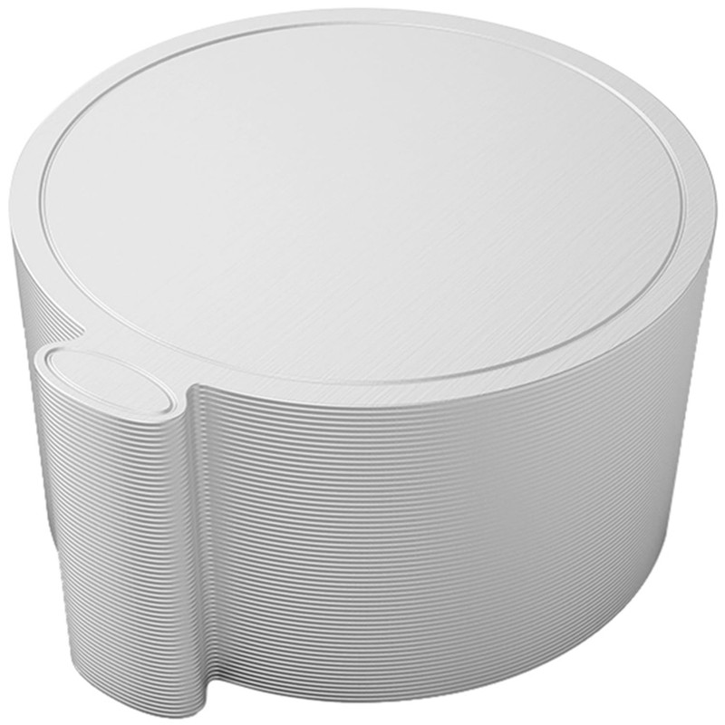Mini Round Cake Boards 80 Pcs 4 Inch 9cm Silver Dessert Decorating Base