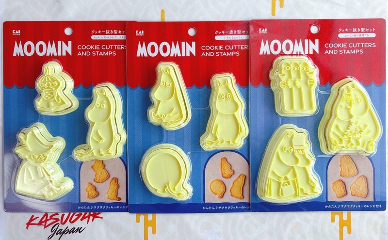 KAI Moomin Cookie Cutter Set Little My, Snufkin Friends Made in Japan 24Dec. new gallery
