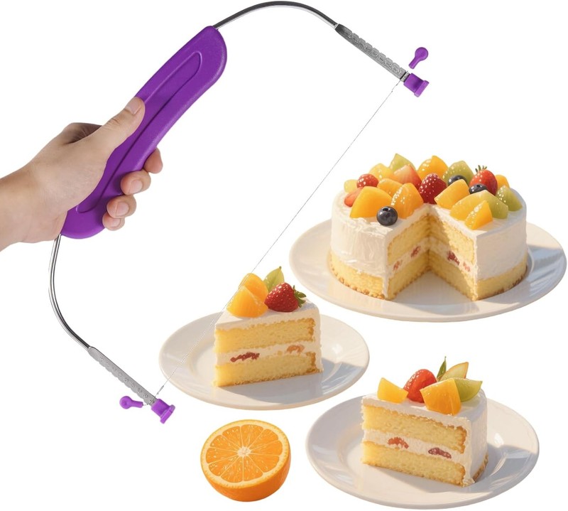Adjustable Cake Leveler Slicer Cutter with 9 Height Settings Premium gallery