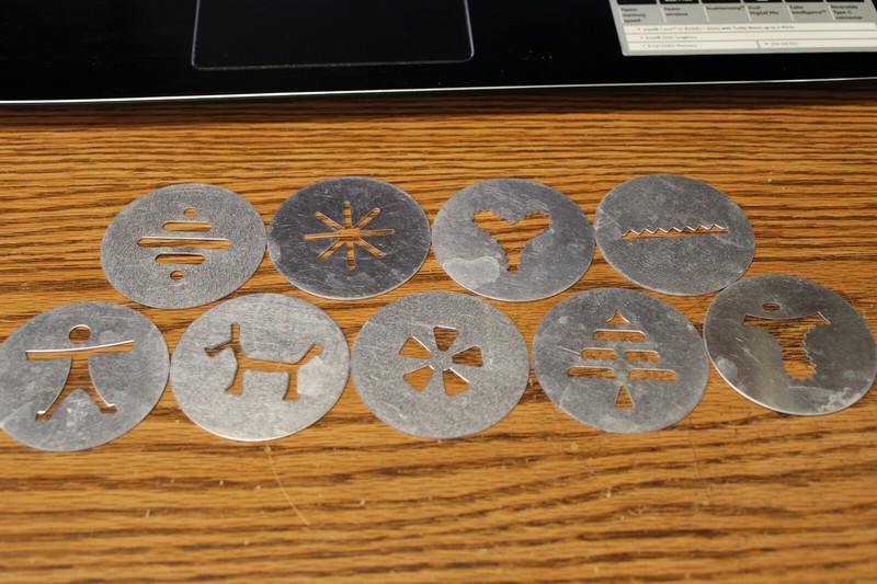 9 Pc Wear Ever Super Shooter Cookie Replacement 2 1/4" Disc Cookie Press Parts gallery