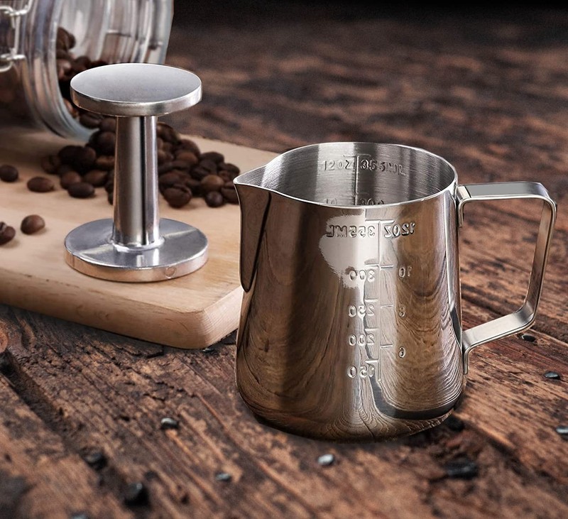 Ezebesta Dual-Sided Espresso Hand Tamper 51mm and 58mm Dual Ended Silver gallery