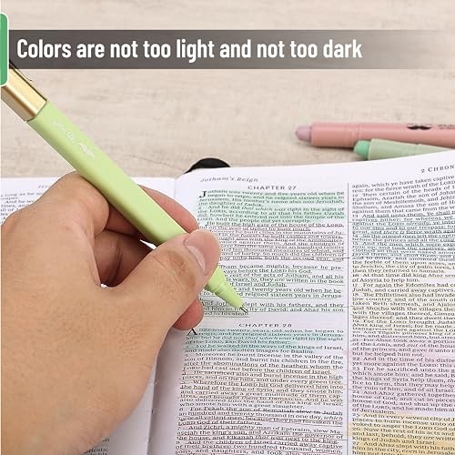 - Bible Highlighters and Pens No Bleed, 12 Pack, Colorful Ink Pens for gallery