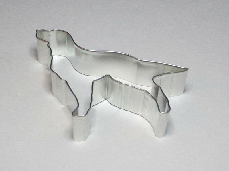 4.5" English Setter Dog Cookie Cutter Tin Steel Rescue Animal Pet Fundraiser gallery