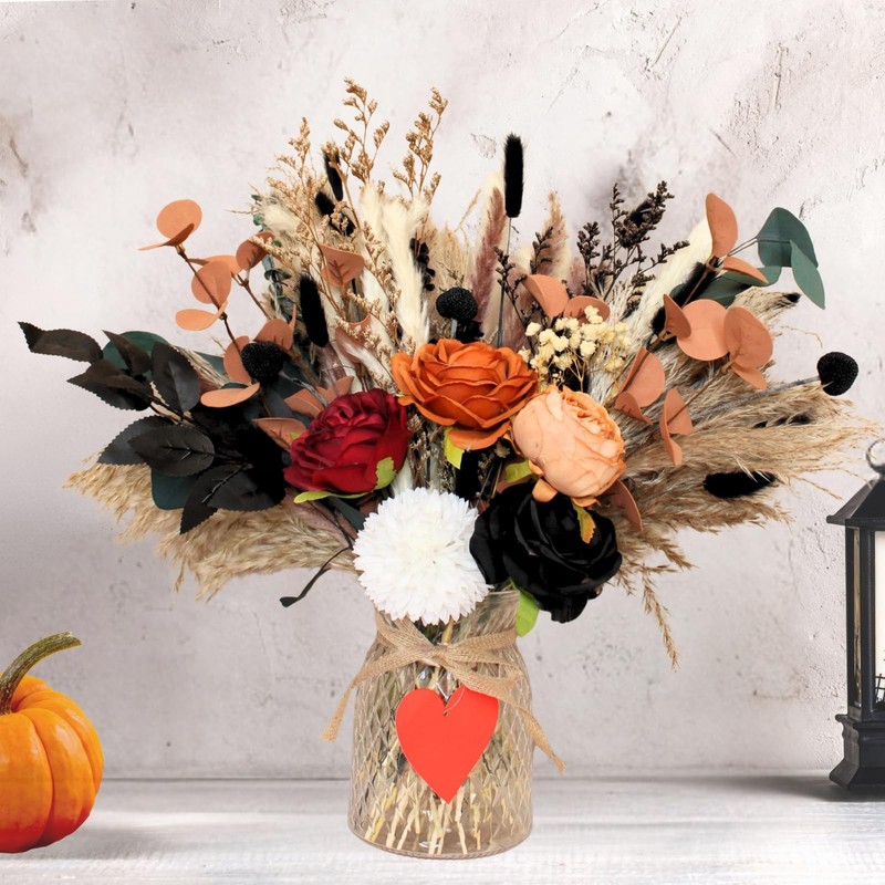 RyddeligHome Christmas Fall Winter Centerpieces for Dinner Table Decor