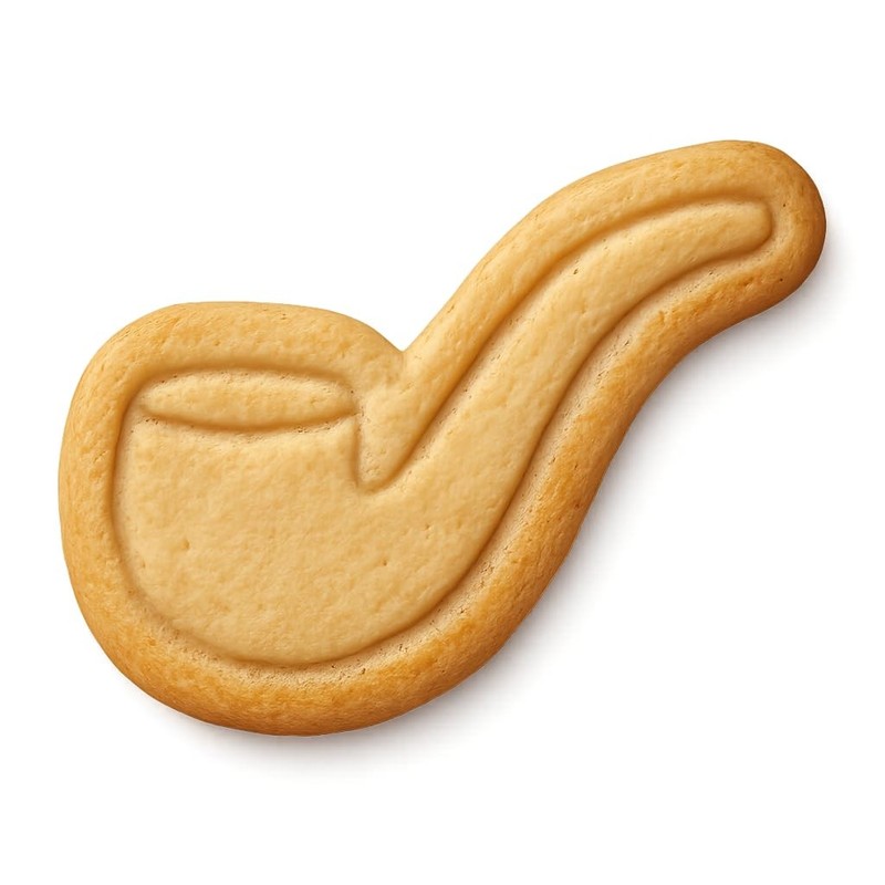 Grandpa’s Pipe Cookie Cutter & Stamp, Fondant & Clay – 4×2.2