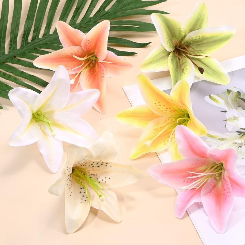 24-Pack Artificial Flowers Bulk, Light Yellow Fake Chrysanthemum Floral for DIY gallery