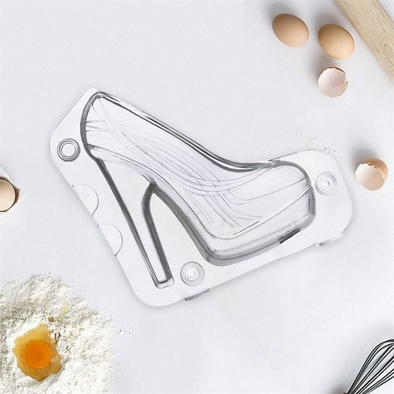Comkit Large Life Size 3D Plastic High Heel Shoe Mold for Chocolate Fondant Cand gallery