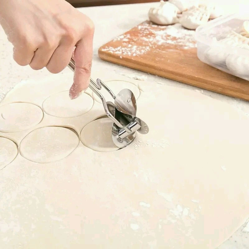 Stainless Steel Dumpling Maker Cutter Knife Baking Kitchen Pastry Pasta Tools gallery