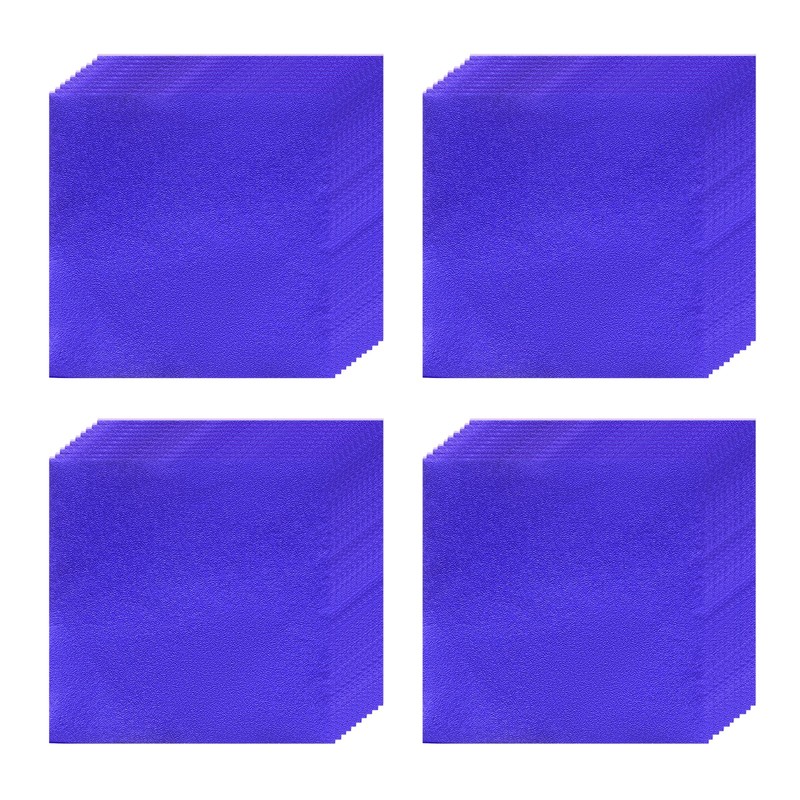 100pcs Candy Foil Wrappers6 x 6Inch Chocolate Bar Wrappers(Blue Orange Peel)]