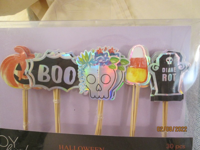 Halloween Cupcake Picks Set Of 30 Pieces By Joy Fun gallery