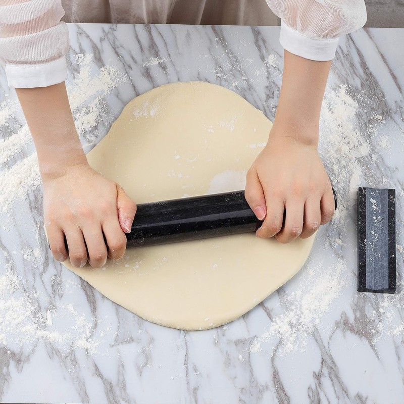 48759 Black Marble French Rolling Pin 2 x 12 x 2 inches gallery