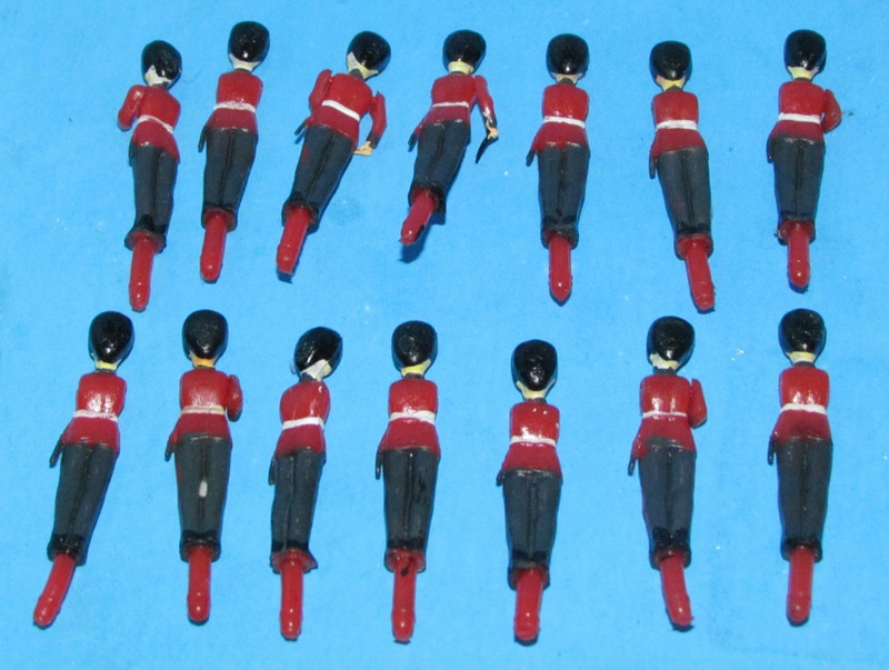 Vtg 1960's Rare Lot of 28 Grenadier Guards Marching Band Cake Toppers 2" L@@K gallery