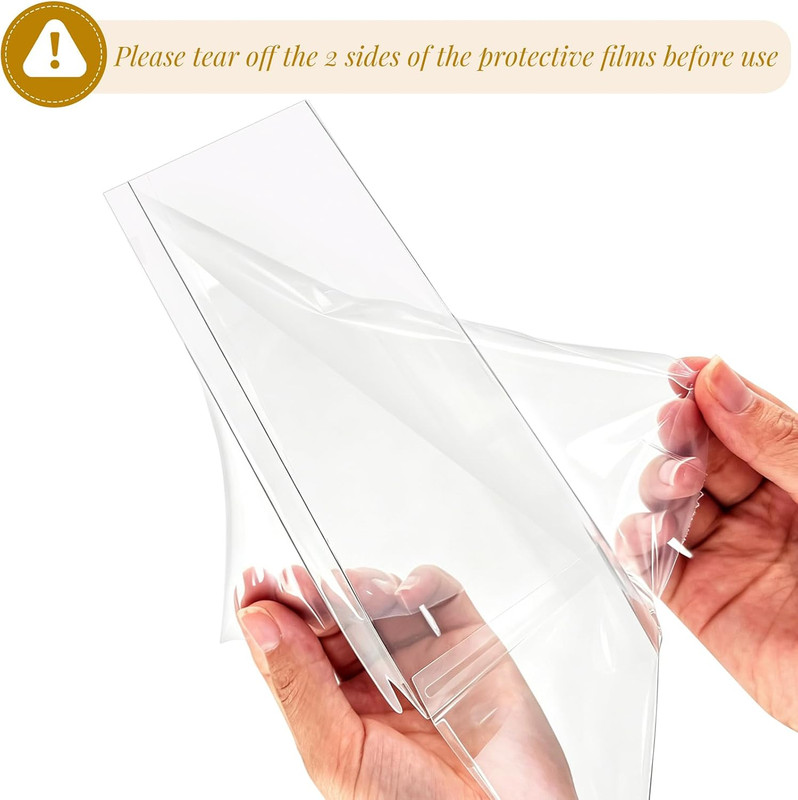 6 Pack Clear Cake Box with Ribbon - 10 X 10 X 9.75 Inch Tall PET Cake Carrier Bo gallery