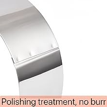 4 Pcs Round Ring Mold for Cooking,Stainless Steel 3 inch Food Molds with 1 gallery