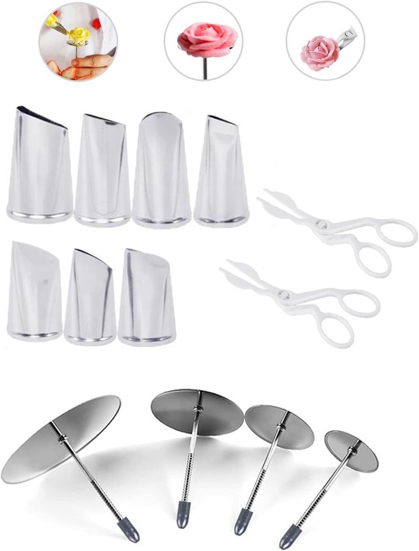 Churro Piping Tips & Bags Set,Extra Large Piping Tips 9FT Eclair &Star gallery