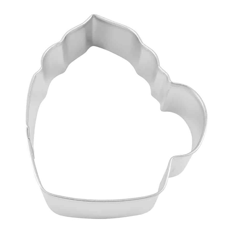 3⅞" Frothy Hot Cocoa Cookie Cutter Tin Steel Latte Coffee Mug Cup Winter Drink gallery