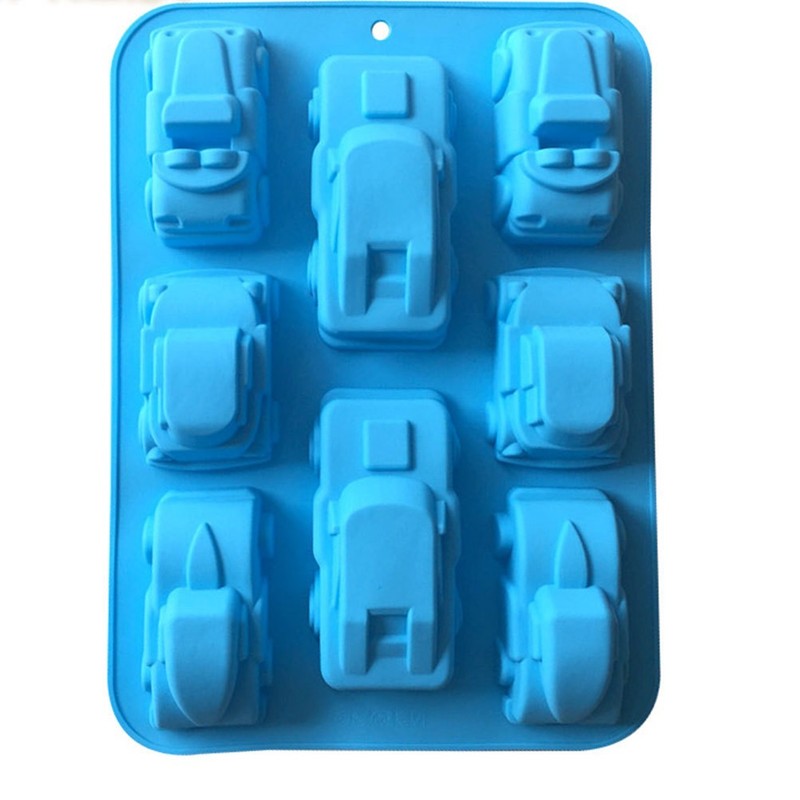 Car Shape Silicone Cake Mold Fondant Chocolate Mold Biscuit Baking Tool for gallery