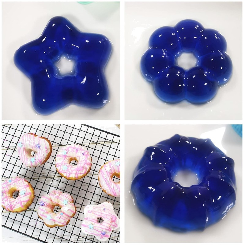 24-Pack Donut Mold Set – Nonstick Silicone Baking Cups