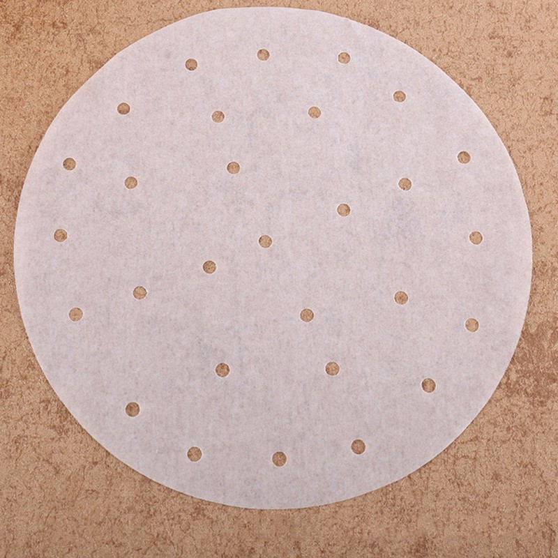 100 Pcs/set Air Fryer Parchment Paper Liner Bamboo Steamer Liners gallery