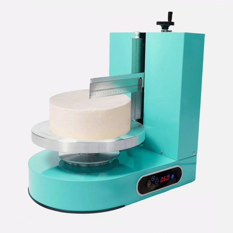 110V Cake Cream Spreading Coating Smearing Machine Green Color for 4-12inch Cake