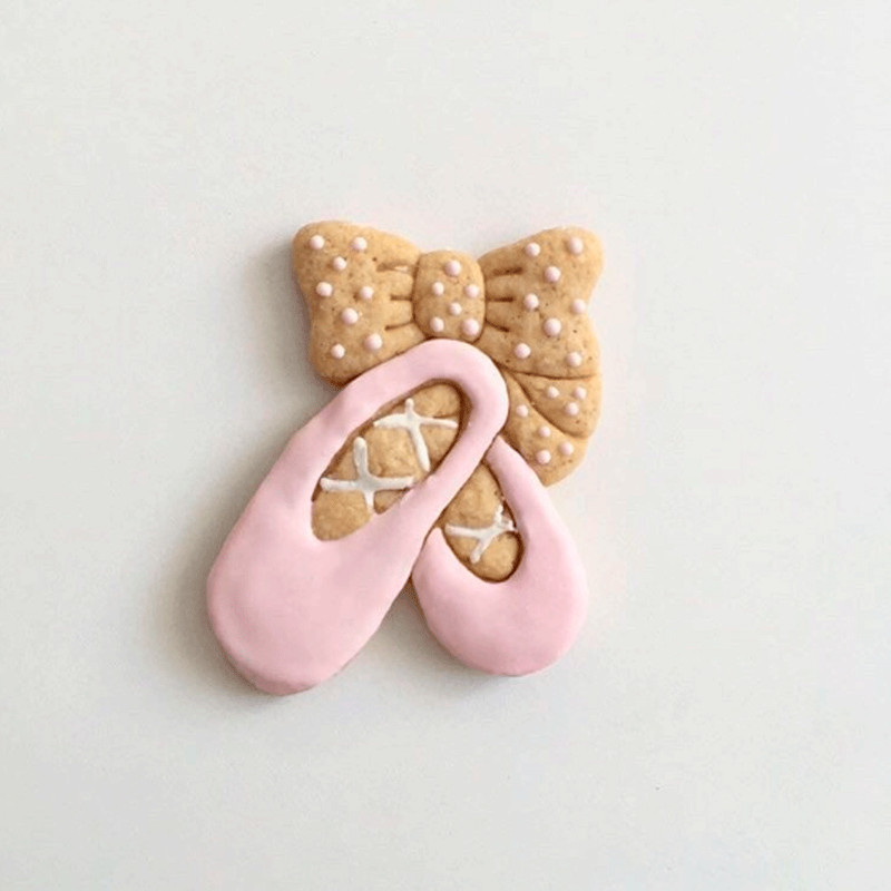 Ballet Shoe Cookie Cutter, Pointe Cookie Cutter, Ballet Slippers gallery