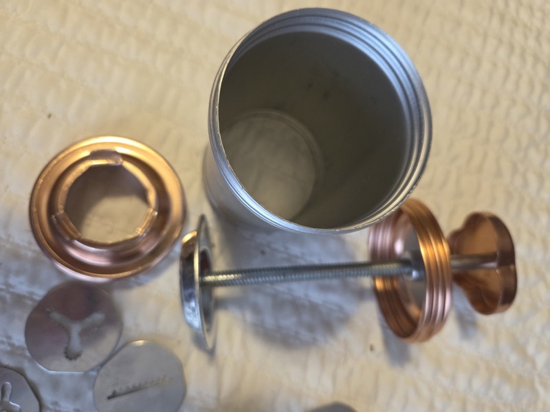 Vintage MIRRO COOKIE Cooky Pastry PRESS And Decorator Set - Very Clean & Manual gallery
