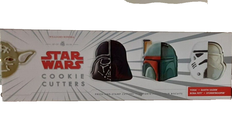 Williams-Sonoma Set of 4 Star Wars™ Cookie Cutters NIB