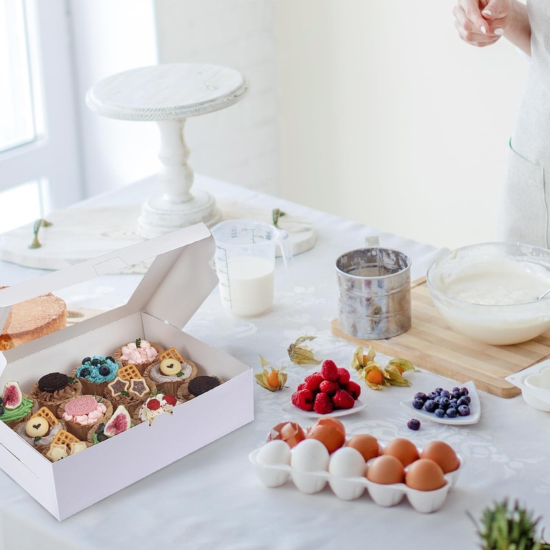 60PCS Cupcake Boxes with Window,Hold 12 Count Graduation Cupcake Containers f... gallery