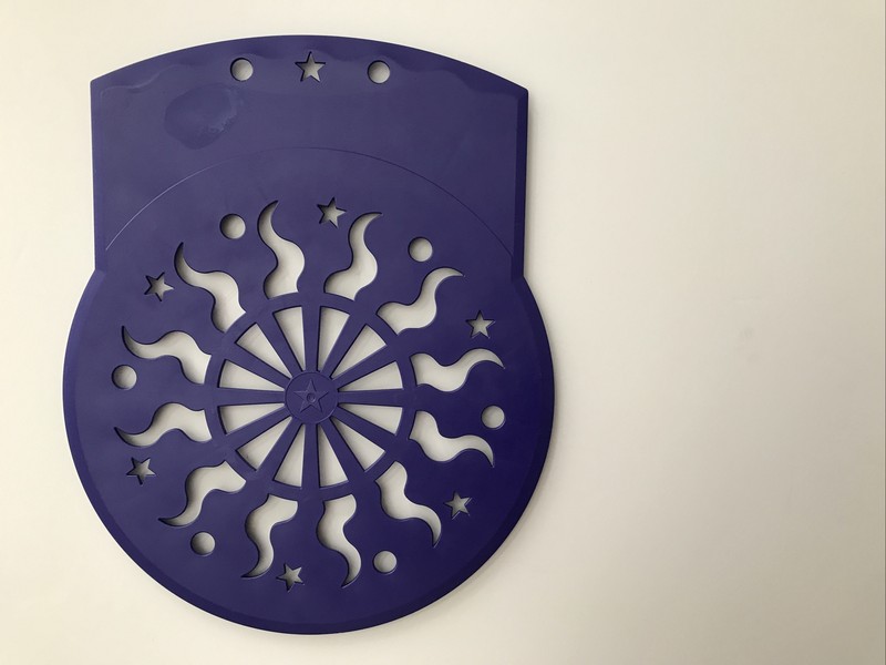 TUPPERWARE Cake Stencil Celestial Sun Stars
