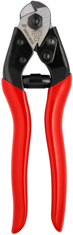 FELCO C7 Swiss Made Cable Cutters One-Hand Wire Cutters for Bike Brake Lines Fen