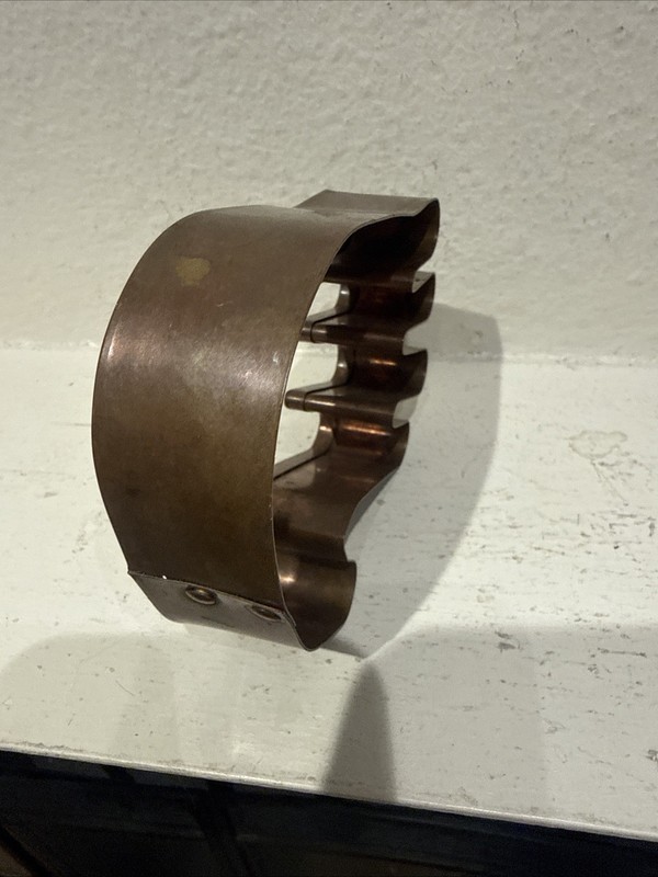 vintage copper hand mold cookie cutter baking baker bake body part gallery