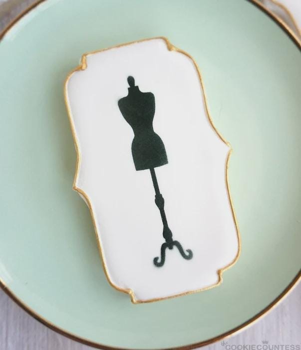 Dress Mannequin / Dress Form Stencil by Cookie Countess gallery