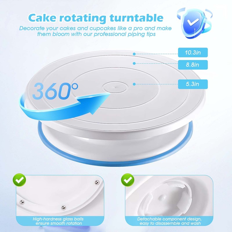200 PCS Cake Decorating Supplies Kit Baking Tools for Cupcake Pastry Baking DIY gallery