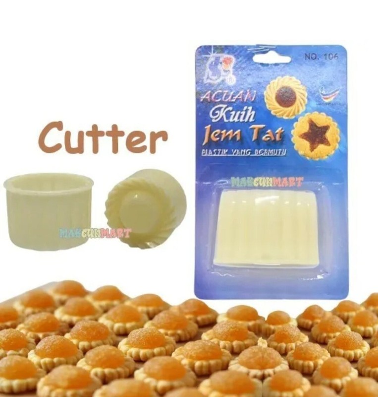 Pineapple Tart Jam Marmalade Cookies Malaysian Cutter Thumbprint Linzer Mold