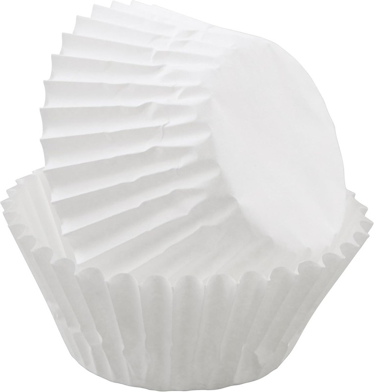 200 Count White Paper Mini Muffin Cups Baking Supplies Disposable Reusable gallery