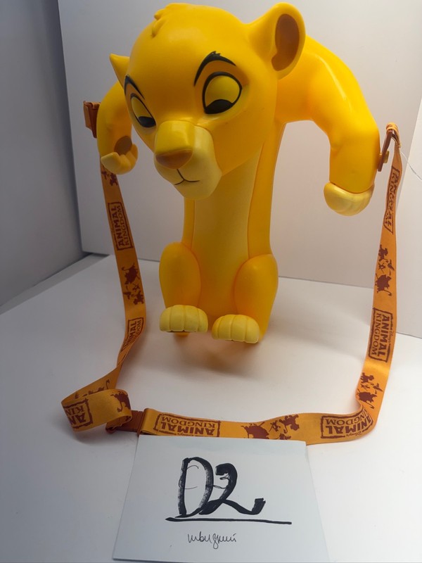 Disney Lion King Simba Popcorn Bucket w/ Lanyard – Animal Kingdom